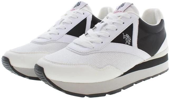 U.s. Polo Assn. Witte sneakers voor dames met sportief schoenontwerp Wit Dames - Foto 2