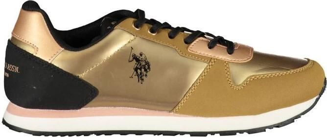 U.s. Polo Assn. Gouden Polyester Sneaker met Contrastdetails Multicolor - Foto 2