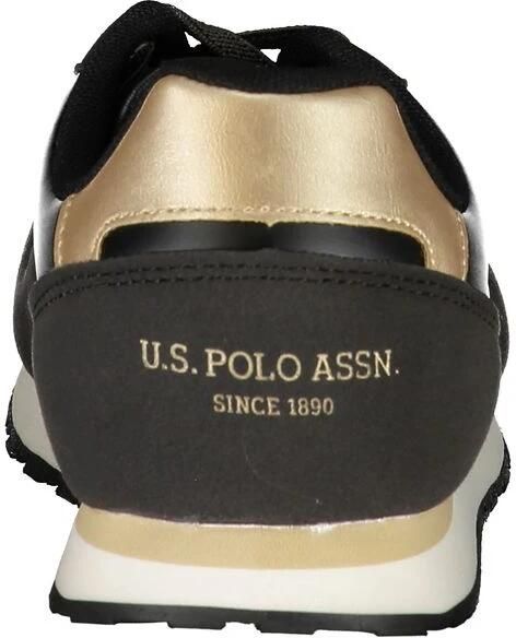 U.S. POLO ASSN. Polyester Vetersneaker Met Contrasterende Details En Logoprint - Foto 3