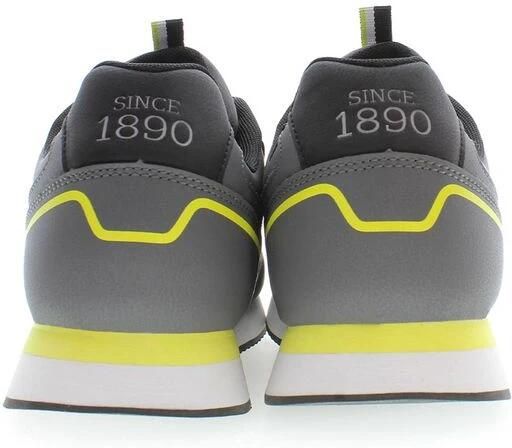 U.s. Polo Assn. Sportieve Veterschoenen Grijs Contrast Logo Gray Heren - Foto 6