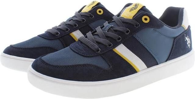 U.s. Polo Assn. Blauwe Sneakers met Contrasterende Details Blue Heren - Foto 2
