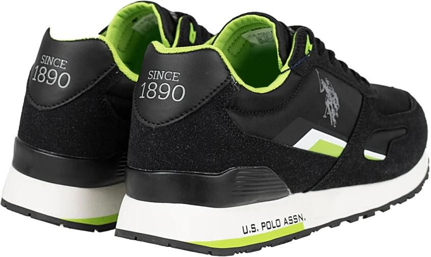 US Polo Assn U.S. POLO ASSN. Tabry 003 Heren Sneakers Schoenen Zwart TABRY003-BLK - Foto 3