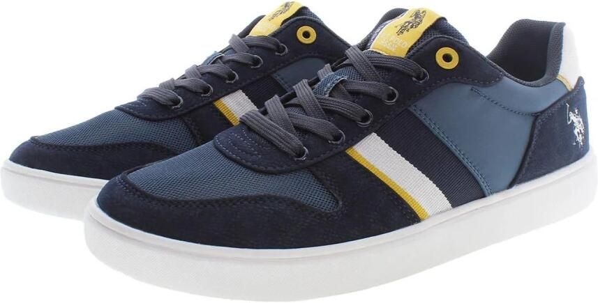 U.s. Polo Assn. Blauwe Sneakers met Contrasterende Details Blue Heren - Foto 2