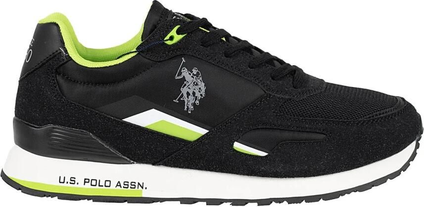 US Polo Assn U.S. POLO ASSN. Tabry 003 Heren Sneakers Schoenen Zwart TABRY003-BLK