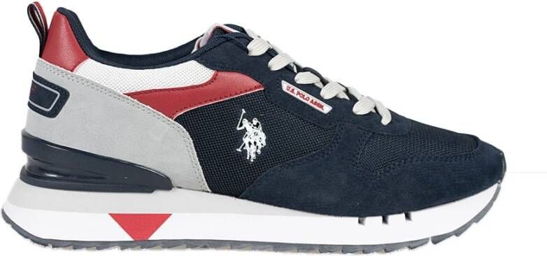 U.s. Polo Assn. Vetersneakers met ronde neus Grijs Heren