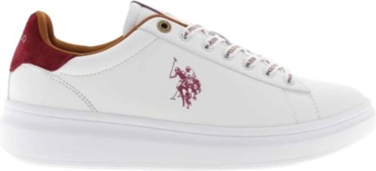 U.s. Polo Assn. Witte Casual Sneakers voor Mannen White Heren