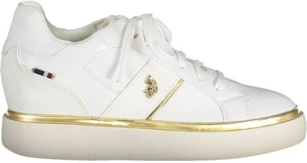 U.s. Polo Assn. Witte Damessneaker Sportieve Stijl