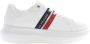 U.s. Polo Assn. Witte Polyester Sneaker met Contrasterende Details - Thumbnail 1