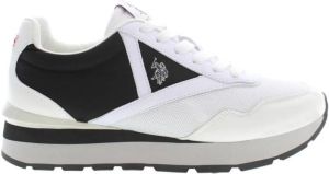 U.s. Polo Assn. Witte sneakers voor dames met sportief schoenontwerp Wit Dames