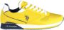 US Polo Scarpe sneakers running Nobil 003 in ecopelle e tessuto Us22Up32 Geel Heren - Thumbnail 1