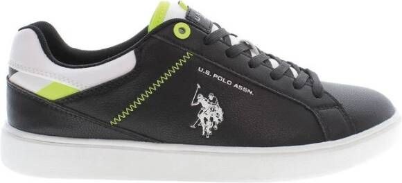 U.s. Polo Assn. Heren Sneakers Zwart Print Alle Seizoenen Zwart