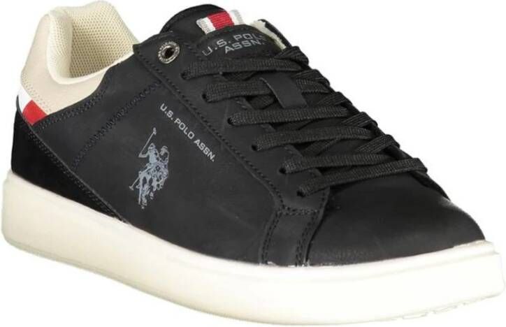 U.s. Polo Assn. Zwarte Polyester Klassieke Sneaker voor Heren