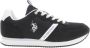 U.s. Polo Assn. Zwarte Sneakers voor Heren met Sportief Ontwerp Zwart Heren - Thumbnail 1