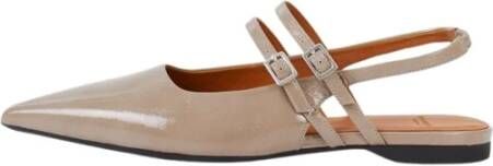 Vagabond Shoemakers Beige Platte Schoenen Stijlvol en Comfortabel