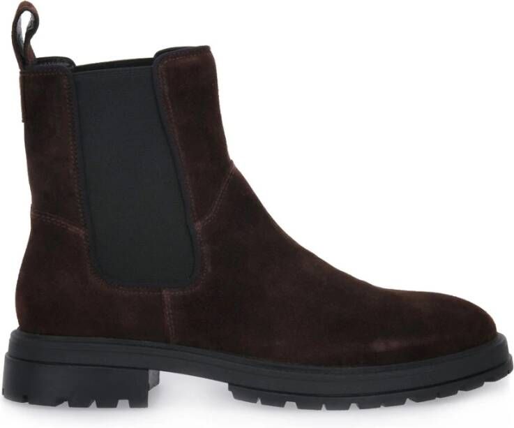 Vagabond Shoemakers Johnny 2 Suede Java Chelsea Laarzen Brown Heren