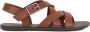 Vagabond Shoemakers Bruin leren kruisband sandalen Brown Heren - Thumbnail 1