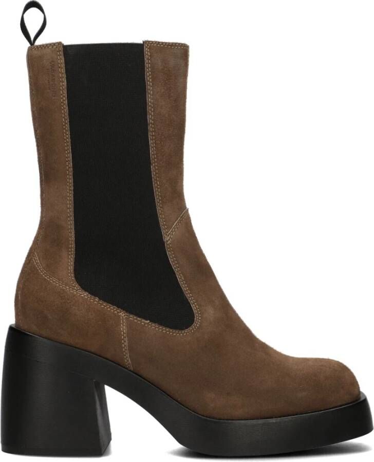 Vagabond Bruin Tinten Brooke Chelsea boots Enkellaarsjes Dames Bruin - Foto 4