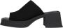 Vagabond Shoemakers Canvas en leren Hennie Muiltjes Black Dames - Thumbnail 3