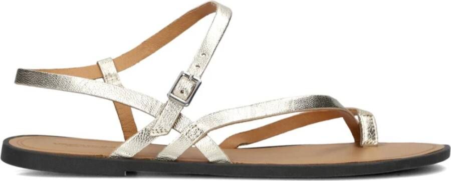 Vagabond Shoemakers Gouden Leren Sandalen Tia 2.0 Yellow Dames