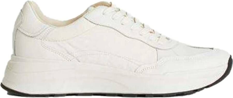 Vagabond Shoemakers Witte Leren Veterschoen White Dames