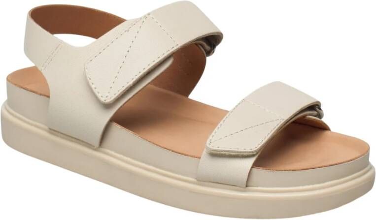 Vagabond Shoemakers Beige-Nude Leren Sleehak Sandalen Beige Dames