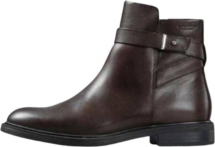 Vagabond Shoemakers Stijlvolle Leren Enkellaarzen Brown Dames