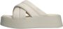 Vagabond Shoemakers Witte Leren Platform Slipper Courtney White Dames - Thumbnail 3
