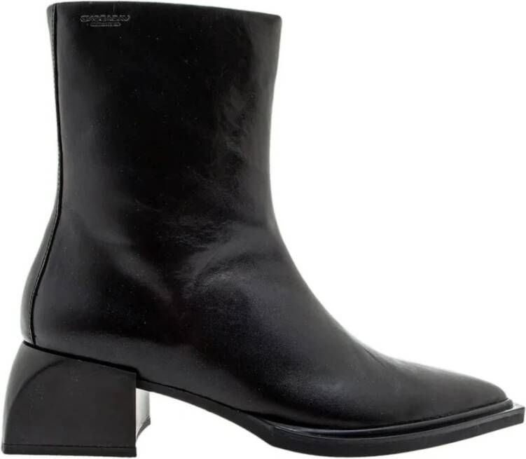 Vagabond Shoemakers Edgy Zwarte Enkellaars met Rits Black Dames - Foto 2
