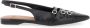 Vagabond Shoemakers Zwarte Leren Slingbacks Hermine 101 Black Dames - Thumbnail 3