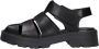 Vagabond Shoemakers Zwarte Leren Dad Sandaal Cosmo 2.0 Black Dames - Thumbnail 3