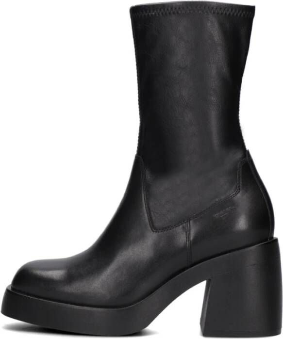 Vagabond Shoemakers Zwarte leren enkellaarzen Brooke 2.0