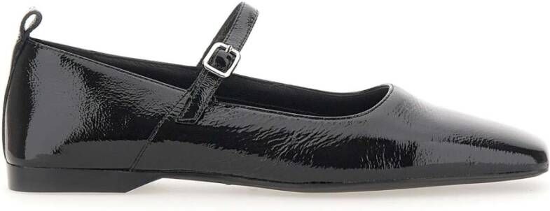 Vagabond Shoemakers Zwarte platte schoenen voor vrouwen