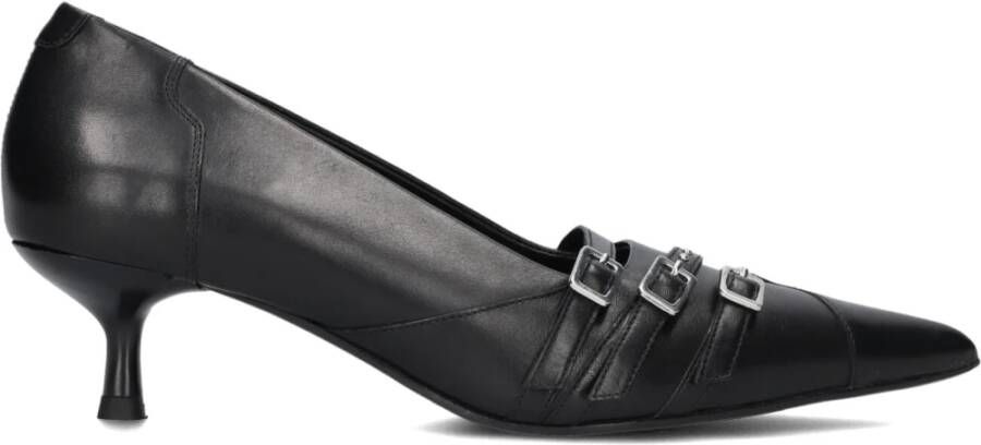 Vagabond Shoemakers Zwarte Velvet Slingback Hakken Lykke 5714 Black Dames