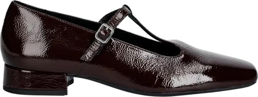 VAGABOND SHOEMAKERS Ballerina met riempjes 'Debbi' donkerbruin