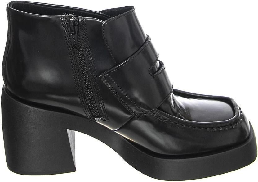 VAGABOND SHOEMAKERS Brooke High Loafer Enkellaarsjes Enkelboots met rits Dames Zwart - Foto 2
