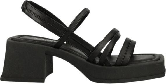 Vagabond Shoemakers Zwarte Hennie Hoge Hak Sandalen Black Dames - Foto 1
