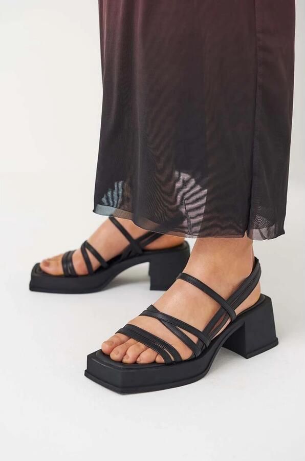 Vagabond Shoemakers Zwarte Hennie Hoge Hak Sandalen Black Dames - Foto 5