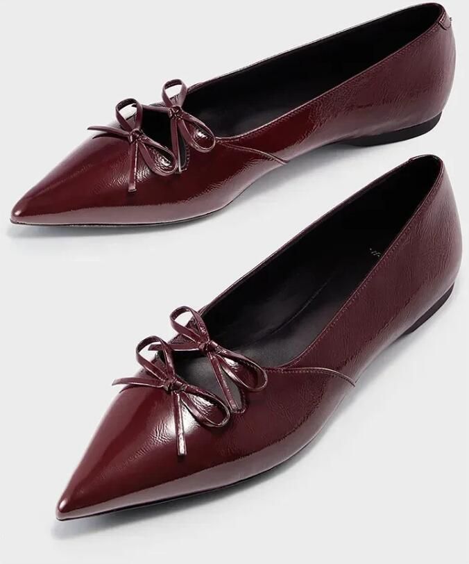 VAGABOND SHOEMAKERS Ballerina Dames Hermine 5933 Lakleer Rood - Foto 3