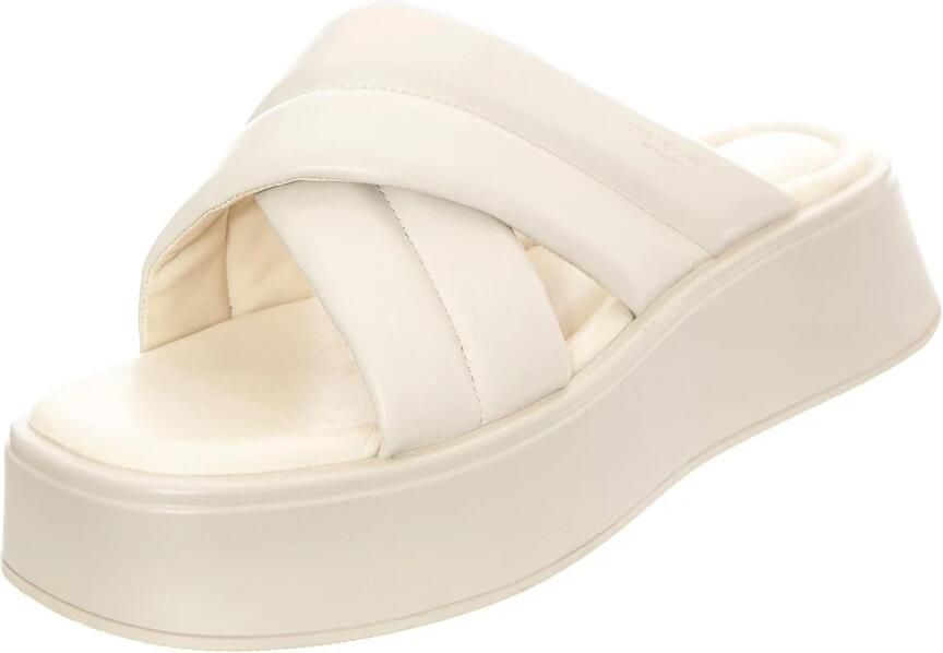 VAGABOND SHOEMAKERS Muiltjes 'W' Courtney Off White Cow Leather Sandals' wit