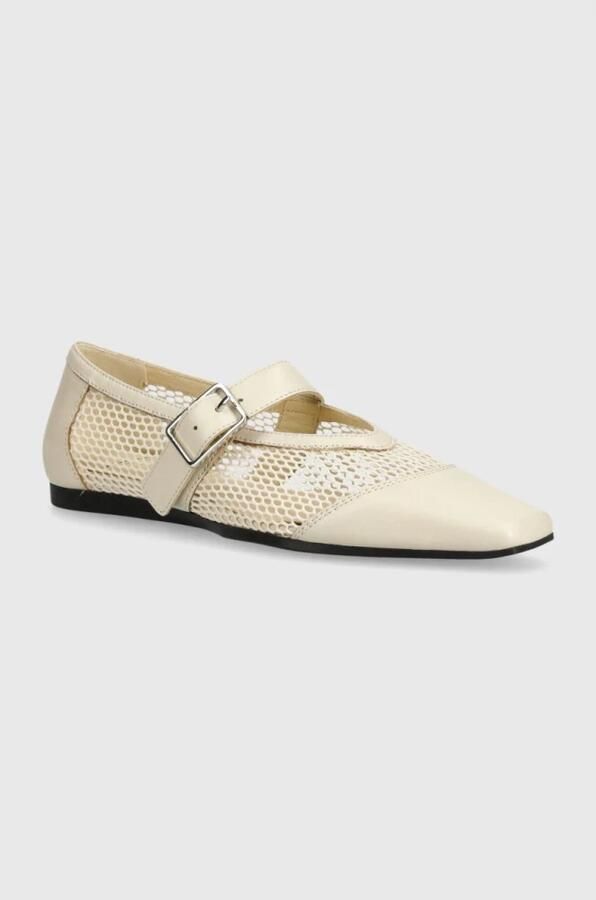 Vagabond Shoemakers Wioletta ballerina van mesh met leren details - Foto 2