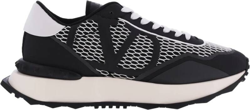 Valentino Heren NetRunner Sneaker Zwart Wit Multicolor Heren