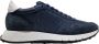 Valentino by Mario Valentino Blauwe Bi-Materiaal Sneakers Blue Heren - Thumbnail 1