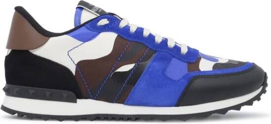 Valentino Camo Rock Runner Blauw Heren