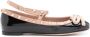Valentino Garavani Loafers Ballerina Rockstud in zwart - Thumbnail 3