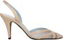 Valentino Garavani Beige Leren Stiletto Hakken Sandalen - Thumbnail 1
