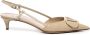 Valentino Garavani Beige sandalen met hak en verstelbare band - Thumbnail 1