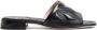 Valentino Garavani Black Diamond Gewatteerde Sandalen met Vierkante Neus - Thumbnail 1