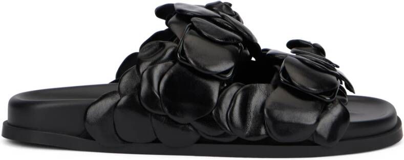 Valentino Garavani Bloe Leren Slippers