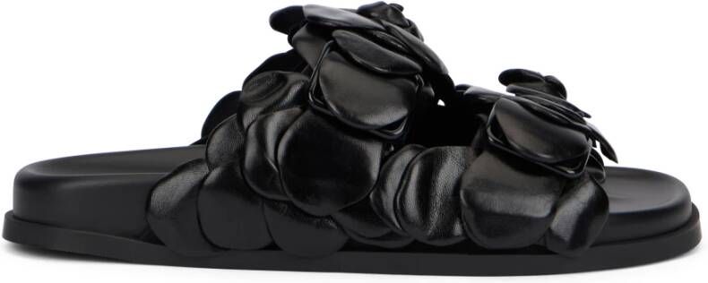 Valentino Garavani Bloe leren slippers