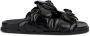 Valentino Garavani Bloe leren slippers - Thumbnail 1